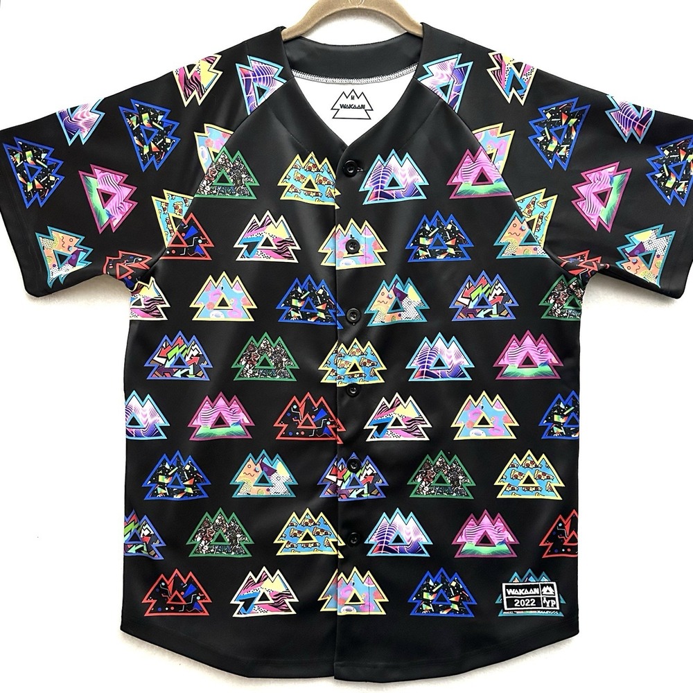 Wakaan Baseball Jersey 2022 M Medium AOP EDM Festival
